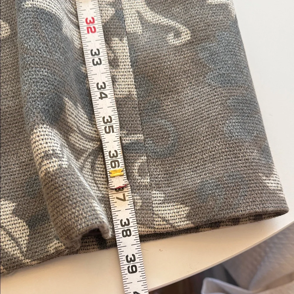 Mango (MNG) floral damask tapestry jacquard boho trench coat XS - Picture 5 of 13